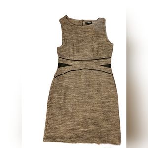 Gorgeous dress w/ leather waist sz 16